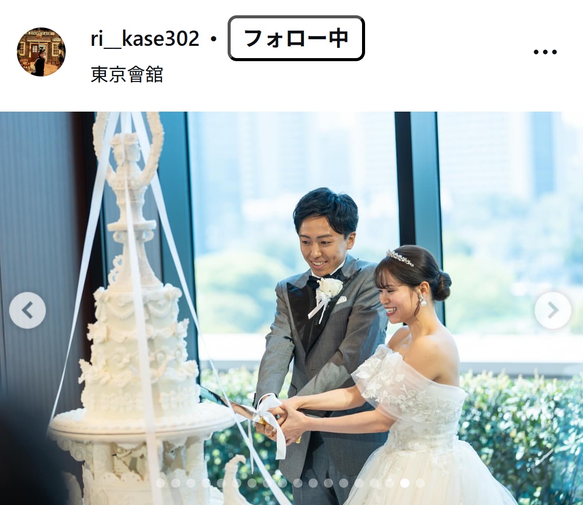 加世田梨花のインスタグラムから