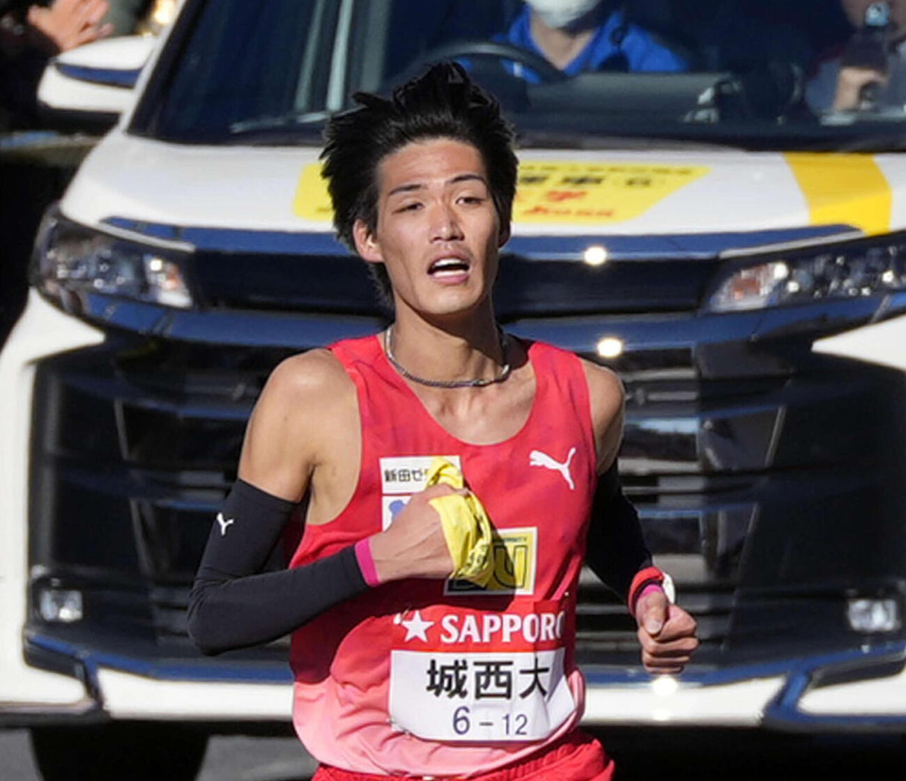 城西大前主将の山中達貴（2026年撮影）