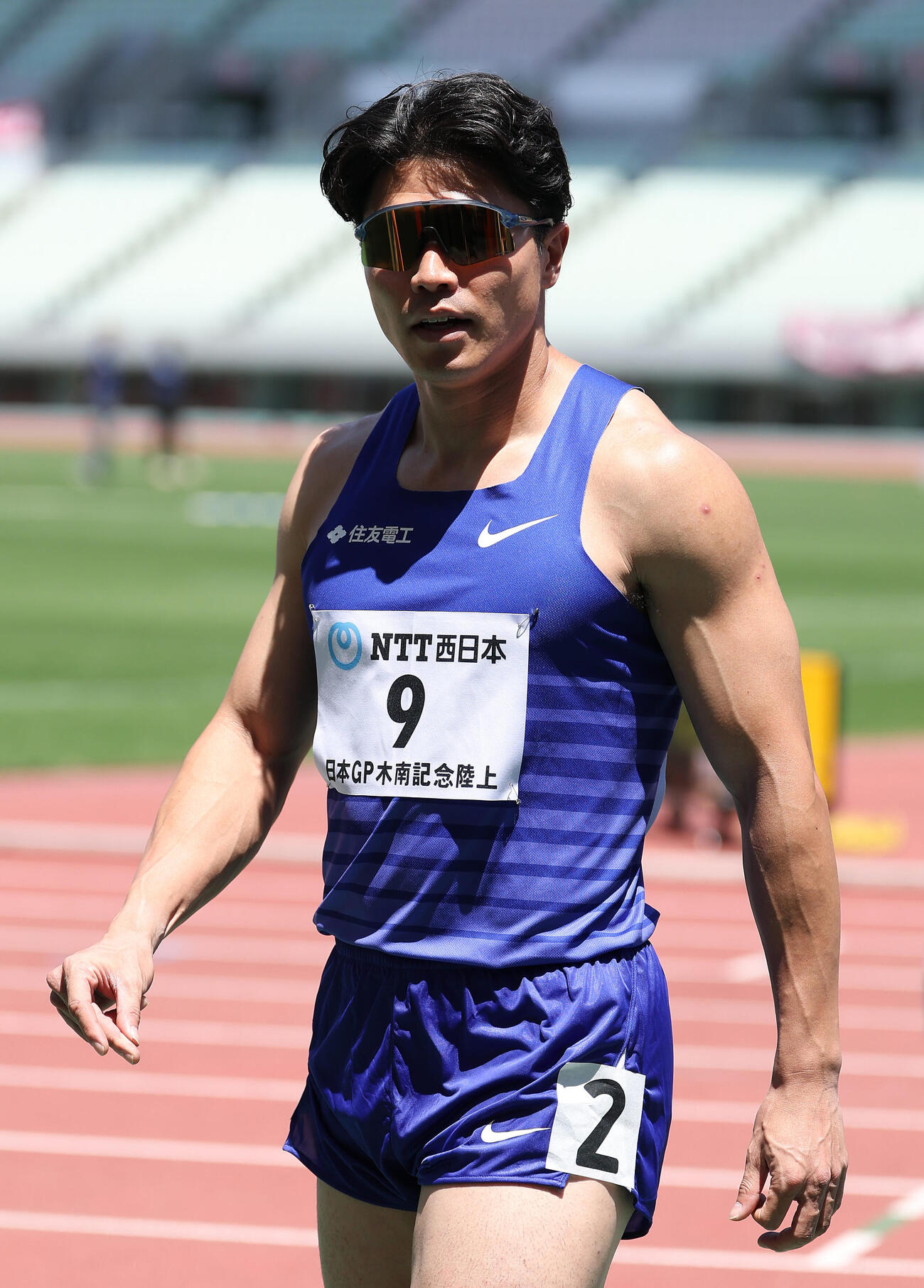 第13回木南道孝記念陸上競技大会・男子100メートル予選　予選1組で3着に終わった小池祐貴（撮影・前田充）