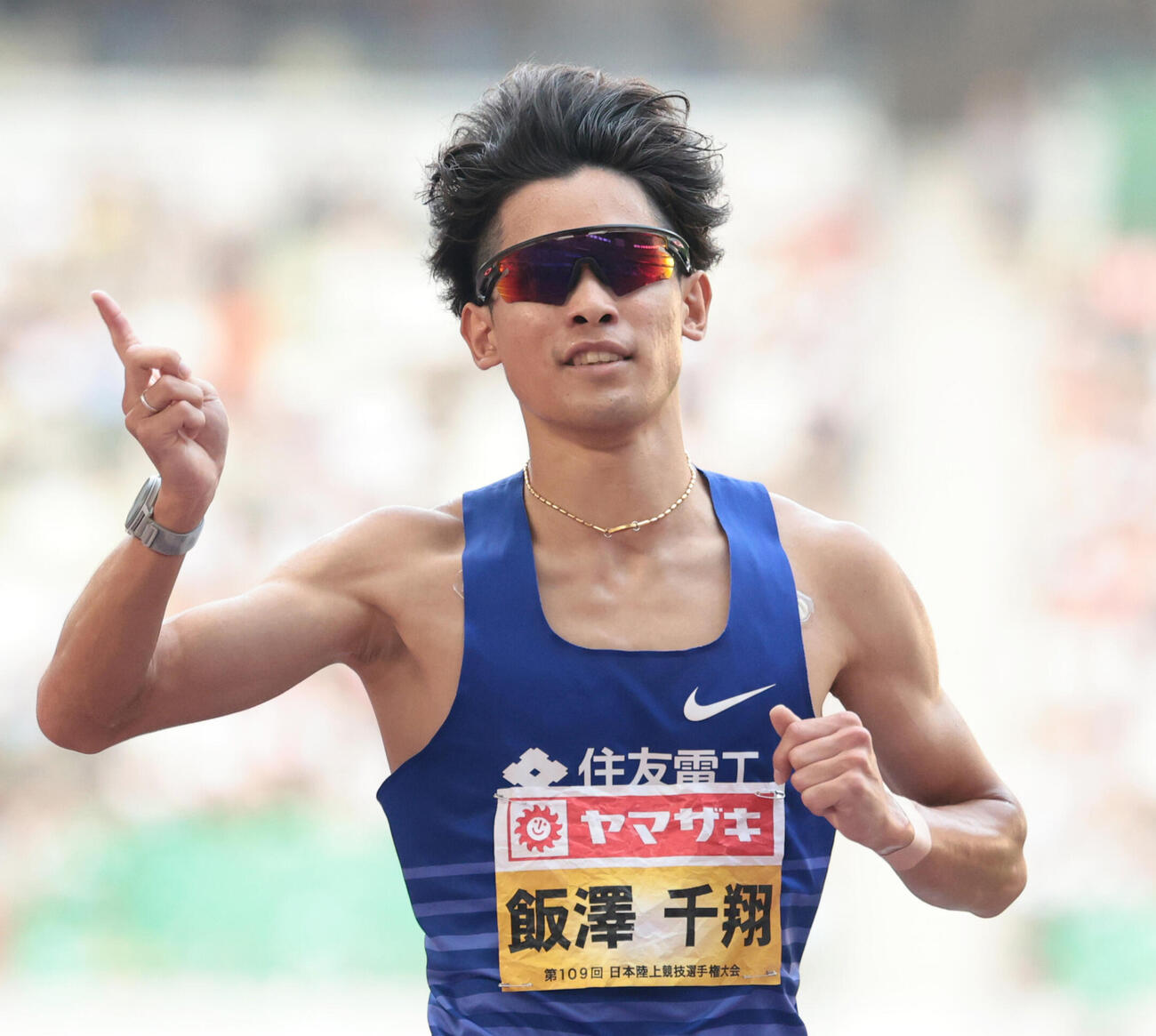 飯沢千翔（2025年7月6日撮影）