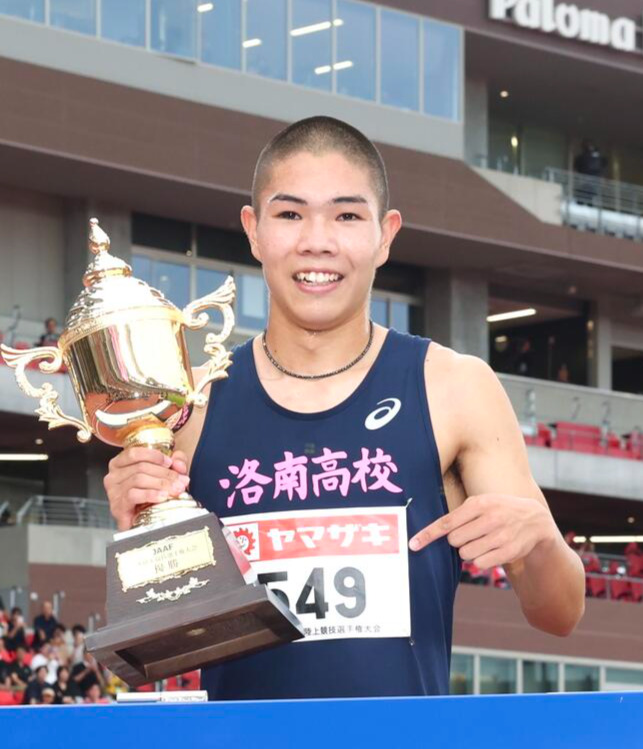 新記録で優勝した後藤大樹（撮影・宮地輝）