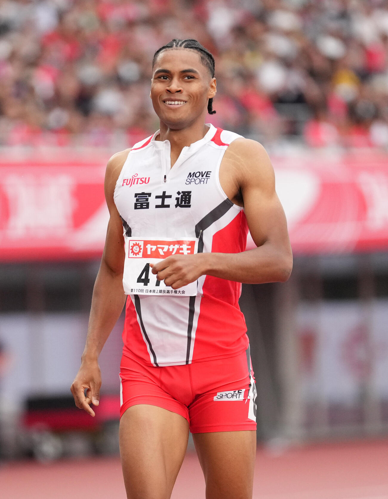 編み込みの中島佑気ジョセフ（2026年6月14日撮影）