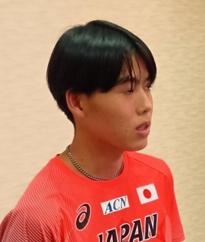 U20世界選手権に意気込む本田桜二郎（2026年7月31日撮影）