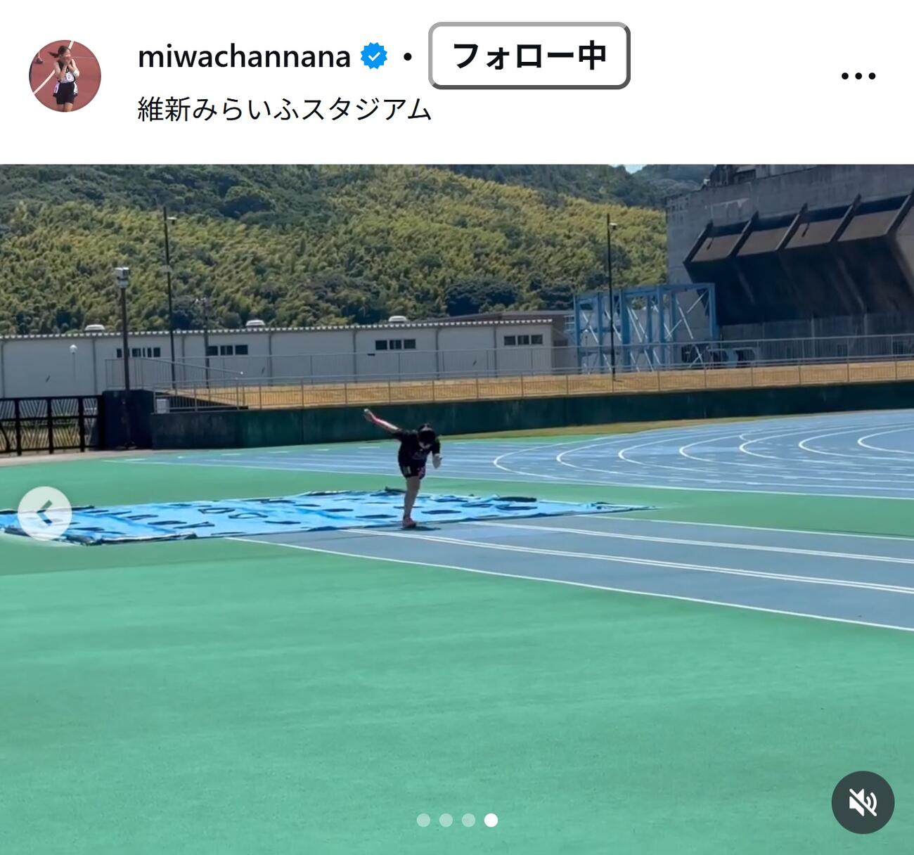 三好美羽のインスタグラムから