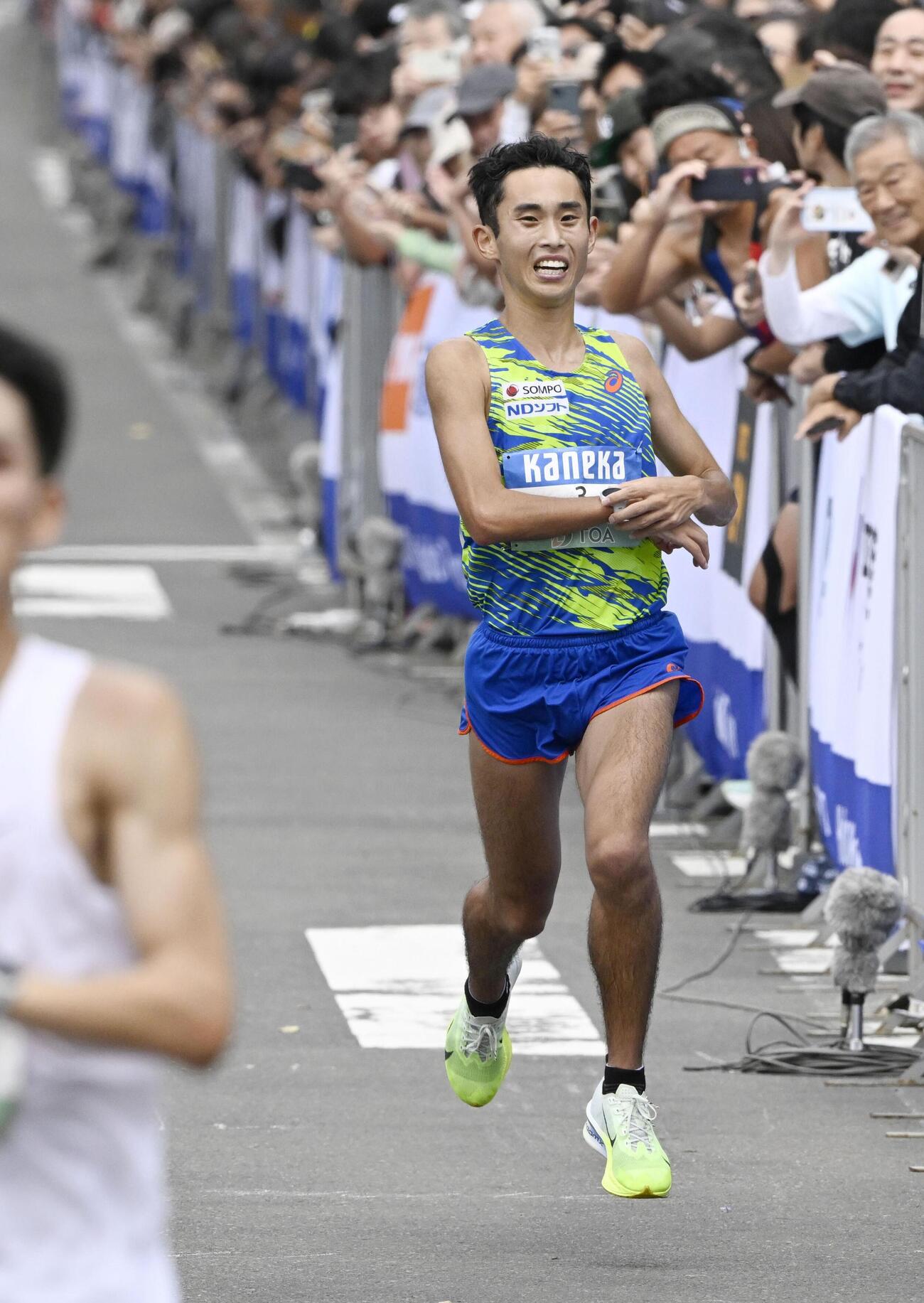 男子で3位の荒生実慧（共同）