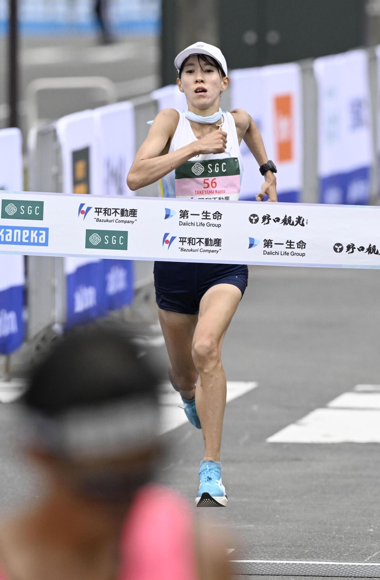 女子で3位の竹山楓菜（共同）