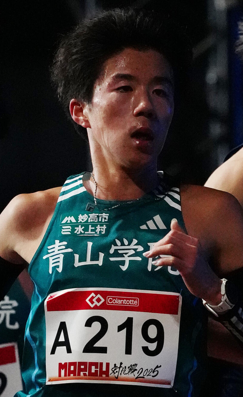 青学大・村上直弥（2025年撮影）