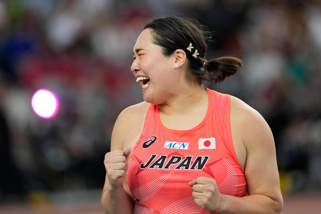 アルティメット選手権に出場した北口榛花（AP）