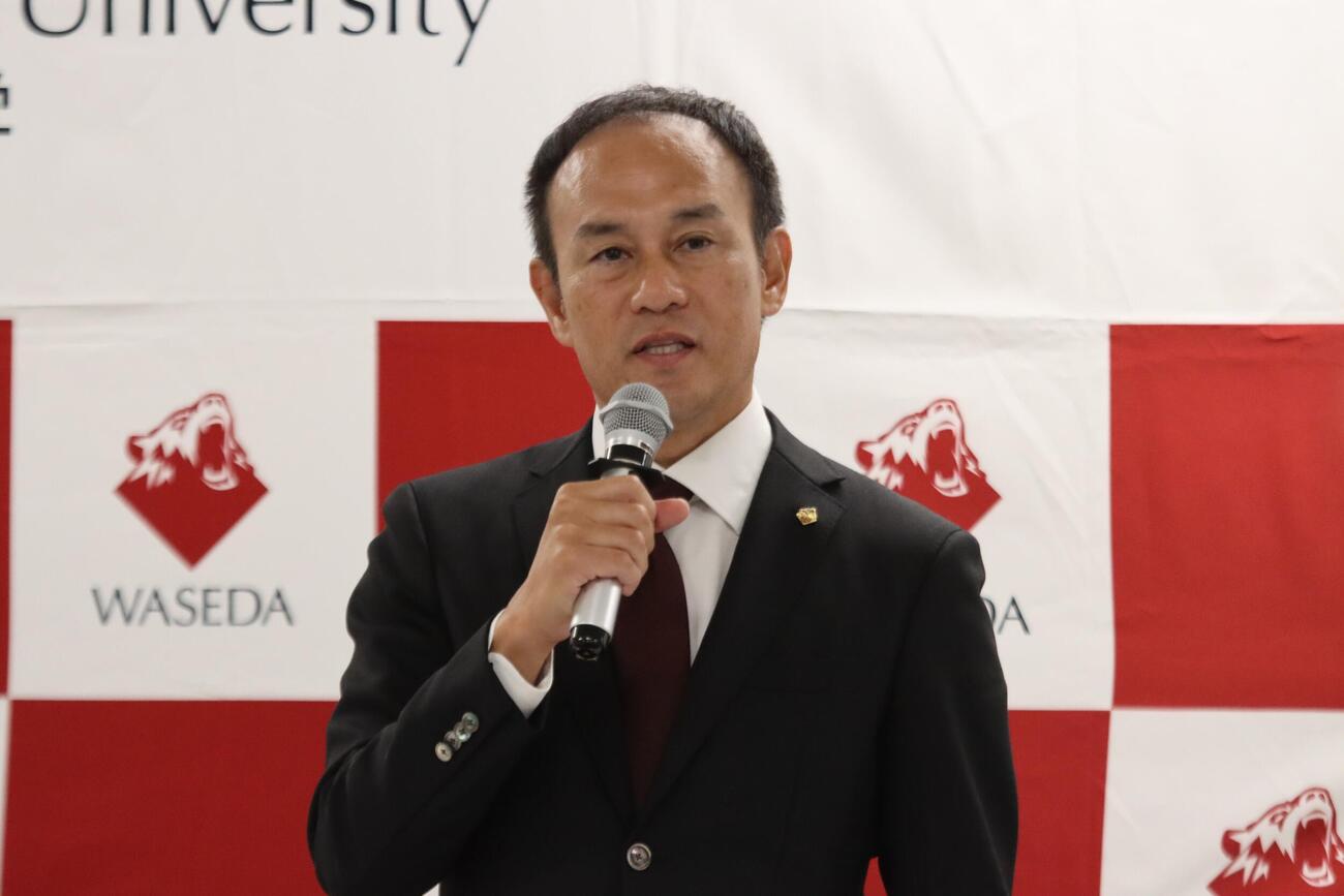 早大・花田勝彦監督（2026年1月撮影）