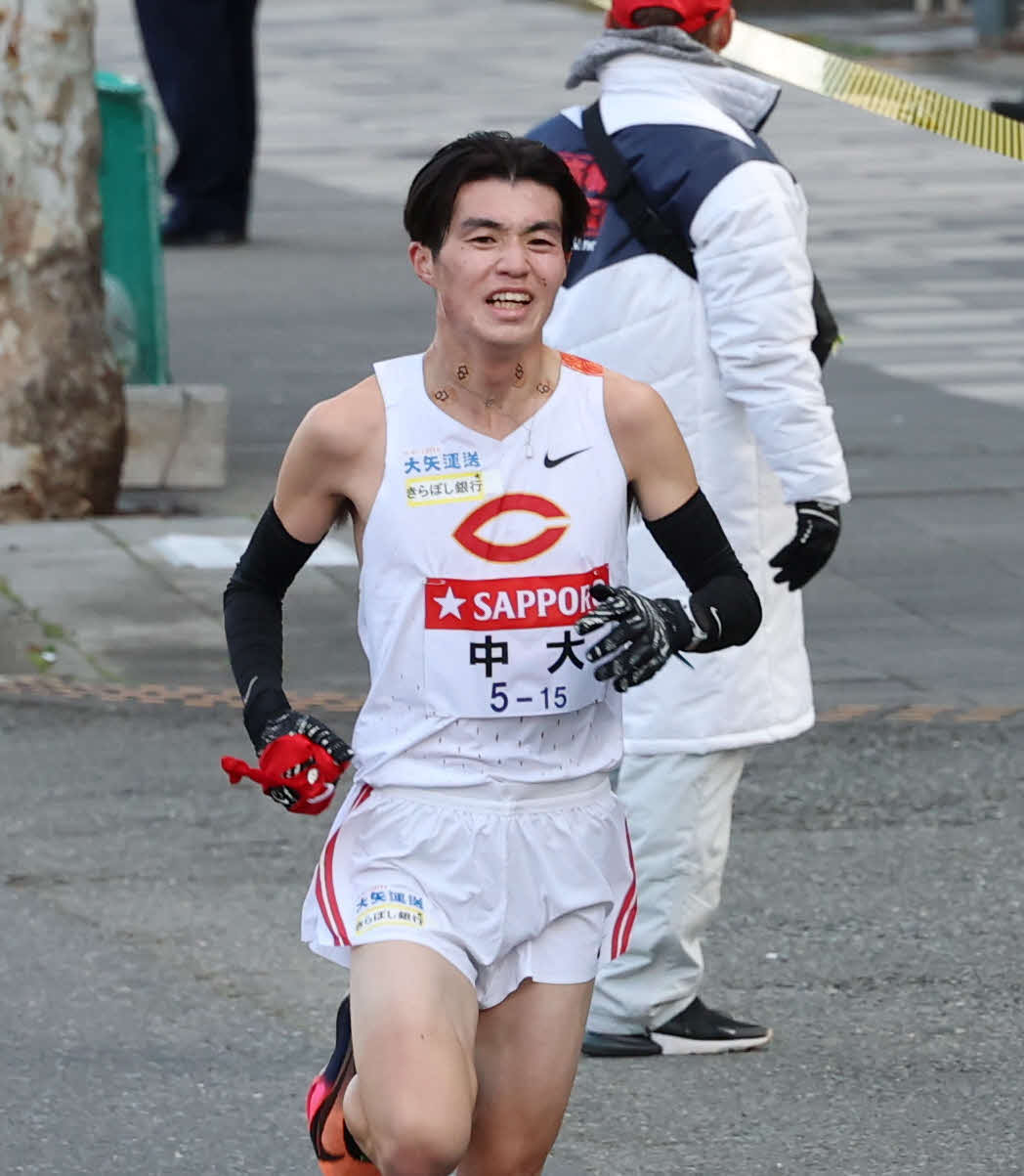 中大・藤田大智（2026年1月2日撮影）