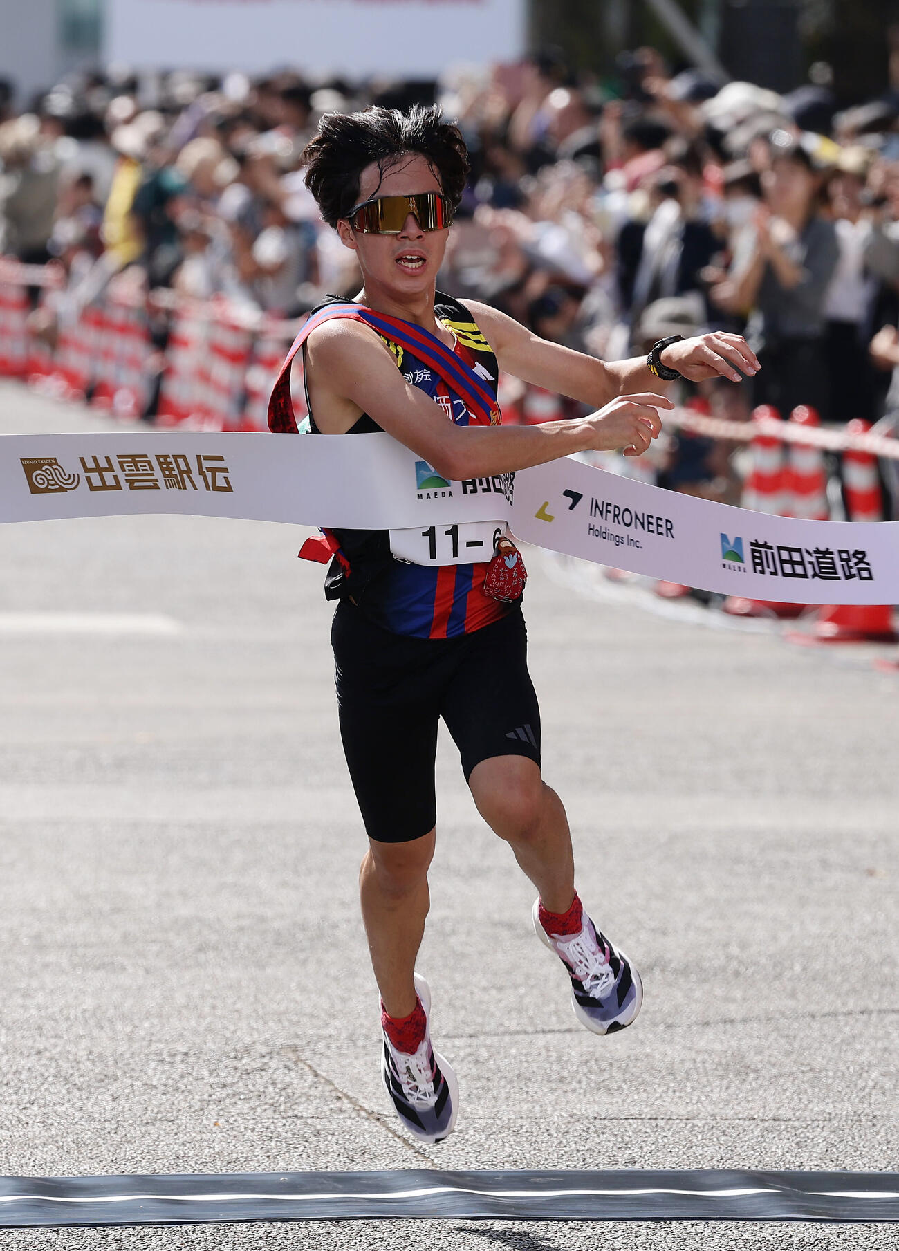 9位でゴールする創価大・小池莉希（撮影・前田充）