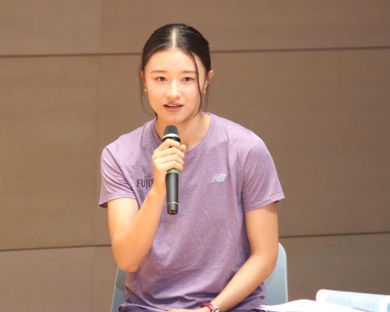 イベントに出席した田中佑美