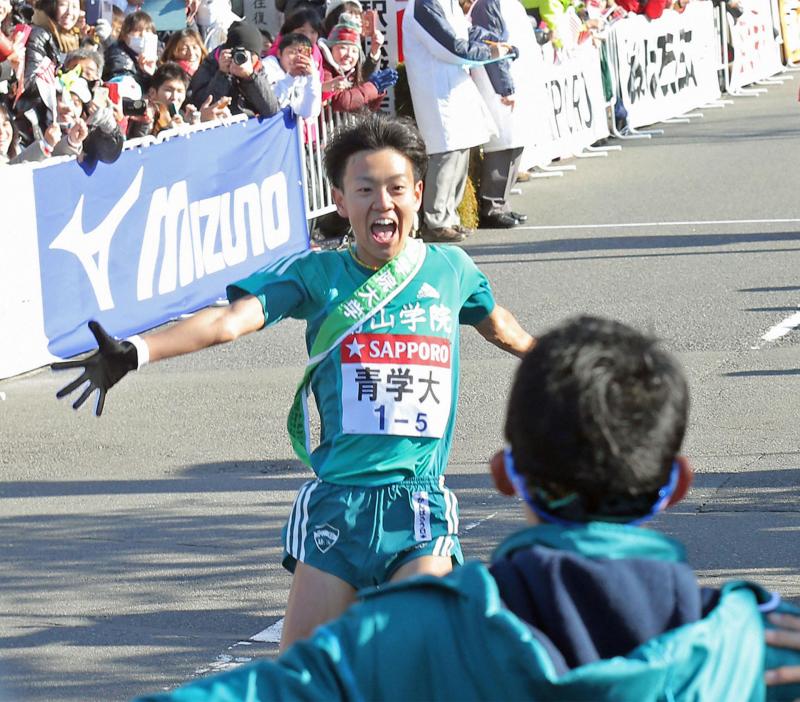 青学大往路ｖ 神野大地が復活 箱根の神に感謝 陸上 日刊スポーツ