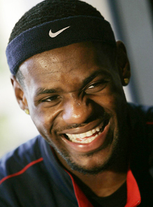 世界選手権で金メダル獲得を目指すレブロン・ジェームズ（ＡＰ）