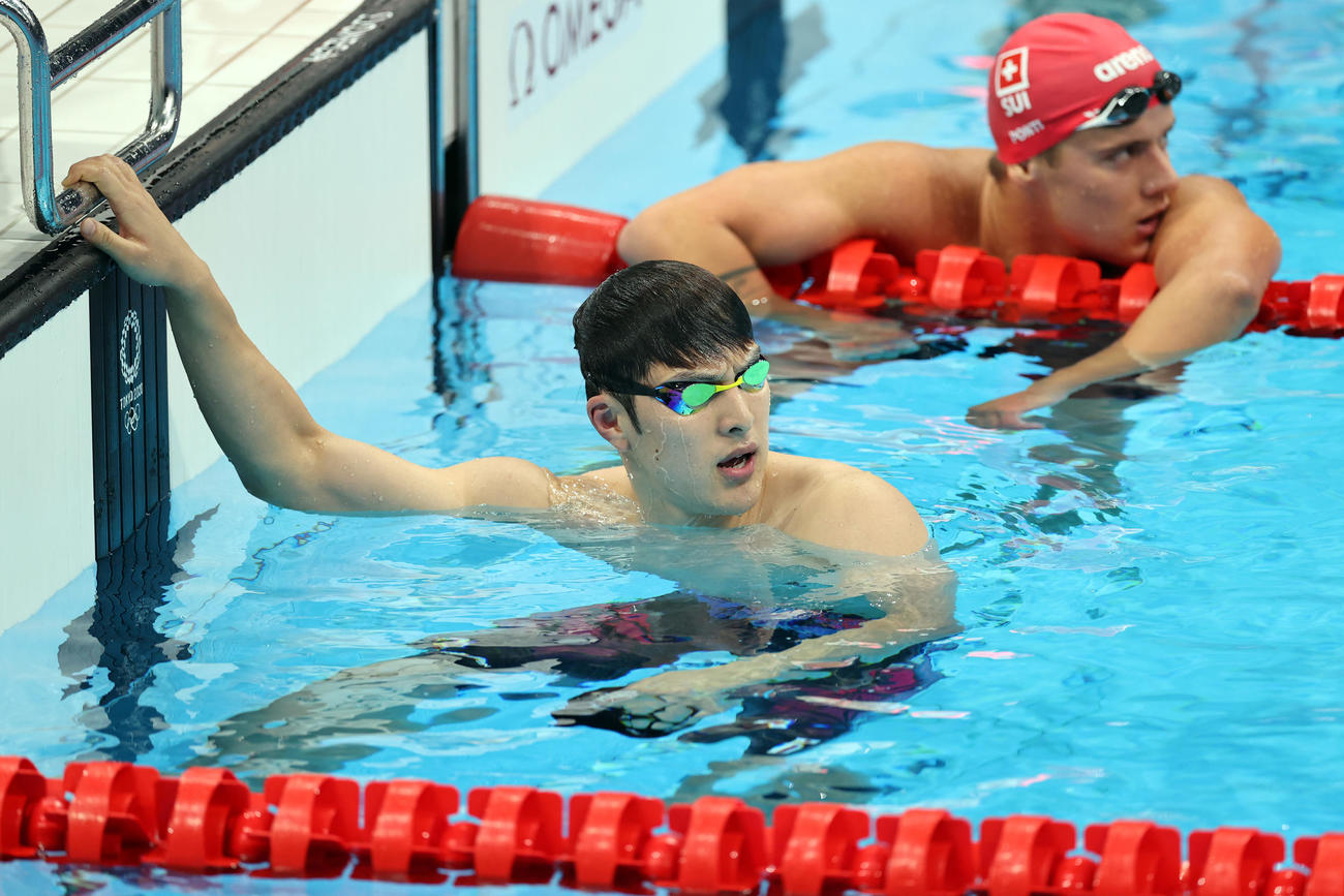 東京五輪男子200メートルバタフライ準決勝で敗退した瀬戸
