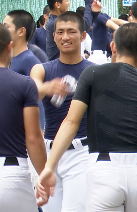 20年7月、日大三現役時代の山根さん（撮影・青山麻美）