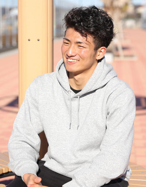 日大三野球部OBの山根さん（撮影・青山麻美）