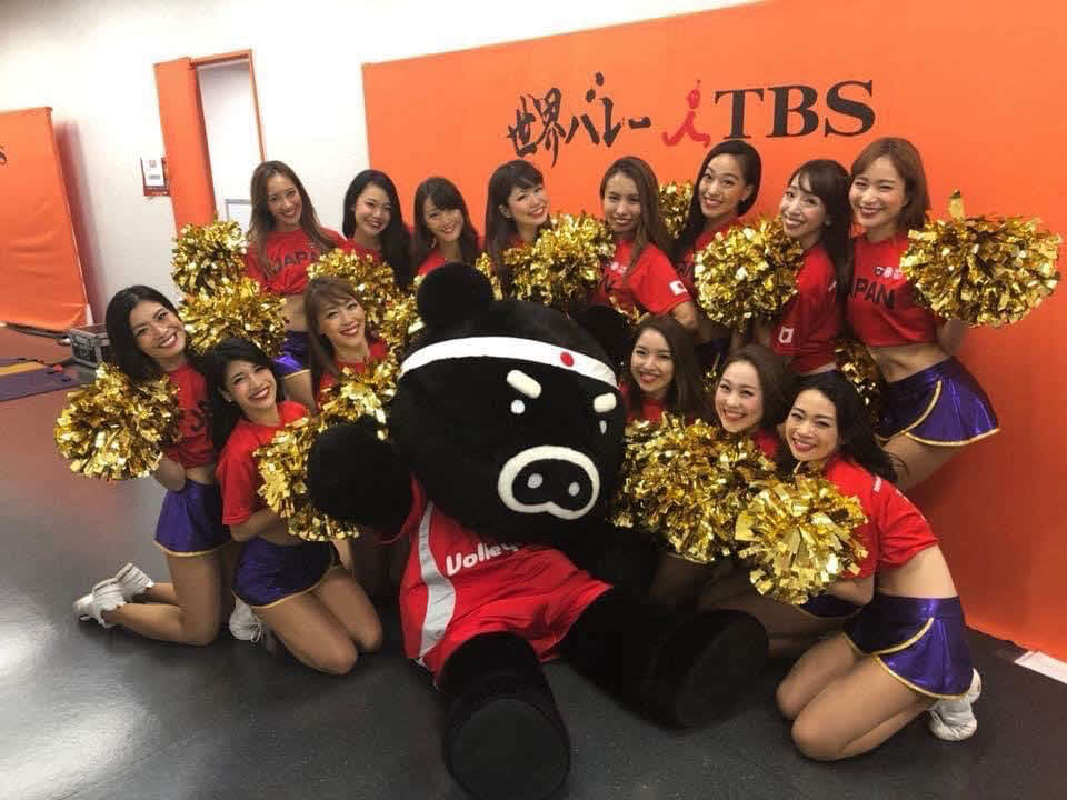 18年バレーボール女子世界選手権に出演（C）TOKYO　GIRLS