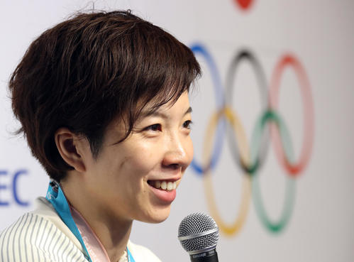 ピョンチャンオリンピックで金メダルを獲得した小平奈緒
