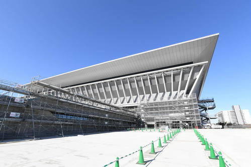 日本選手権が行われる予定だった東京アクアティクスセンター