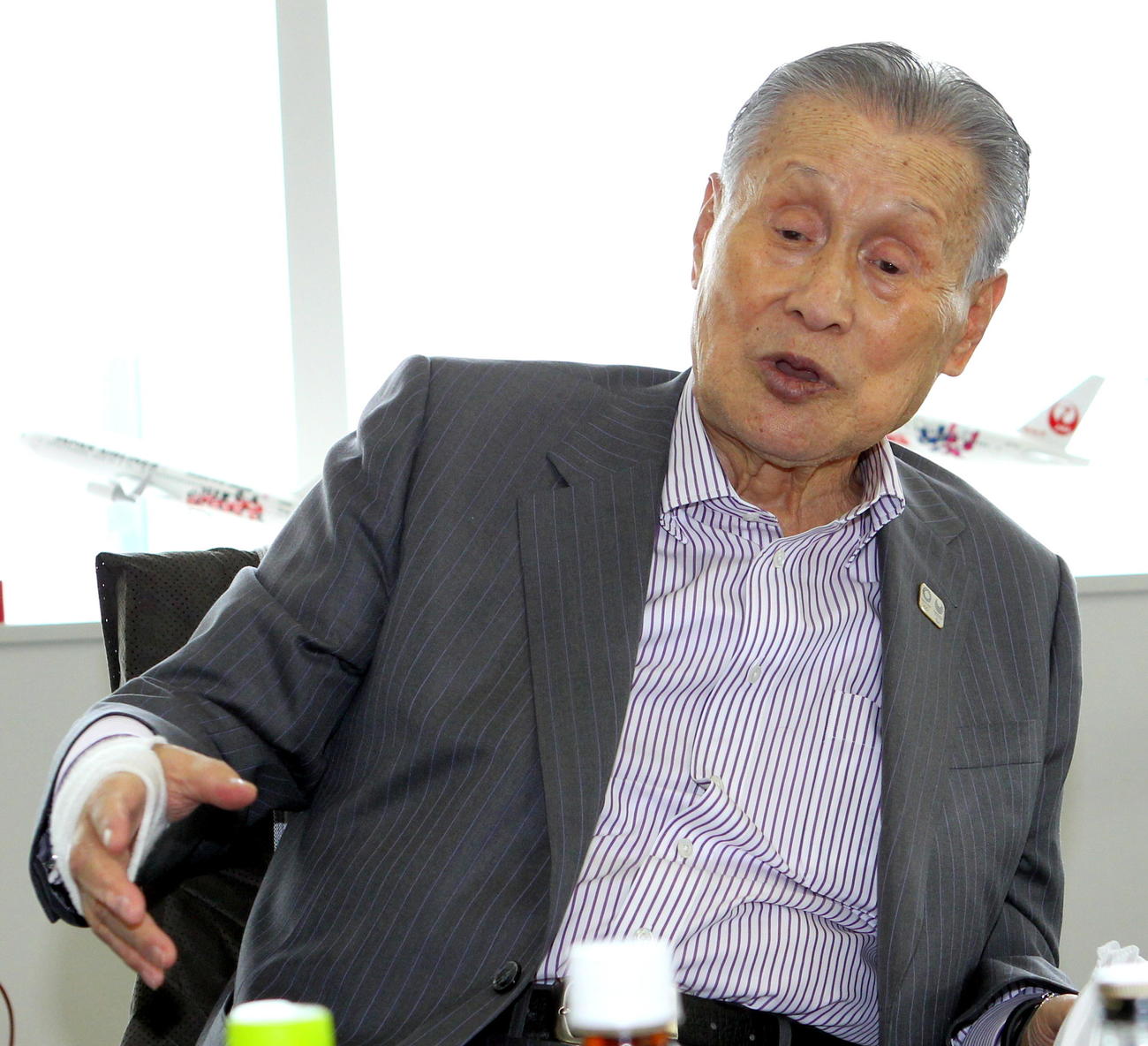 森喜朗会長（2020年4月21日撮影）