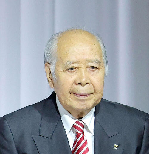 ミラノ冬季五輪結団式 国際オリンピック委員会猪谷千春名誉委員(2026年1月18日)