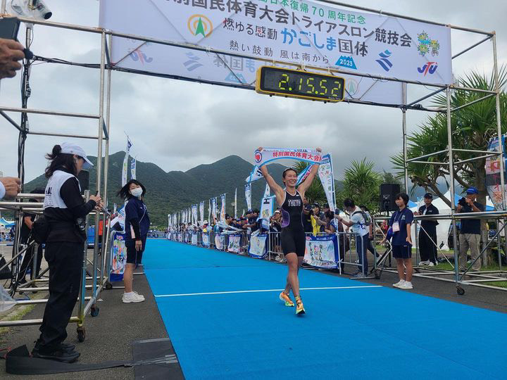 国体2冠の江田佳子（かごしま国体のトライアスロン競技）