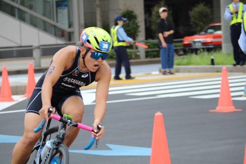 ボクシングに転向した笠原直子さんのトライアスロン時代
