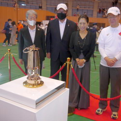 聖火の巡回展示が石川県からスタート