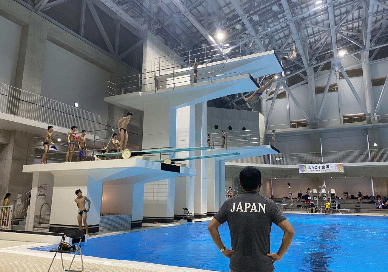 中田周三杯会場の金沢プール