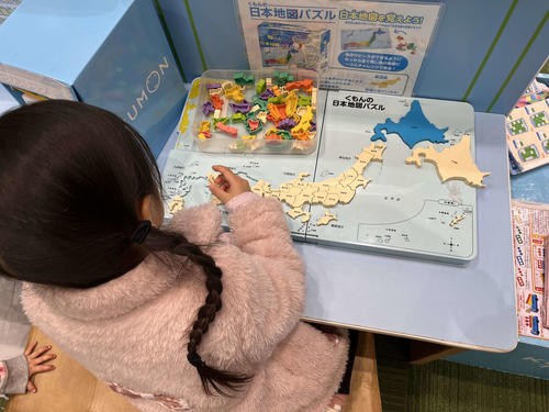 娘が大好きな日本地図のパズル