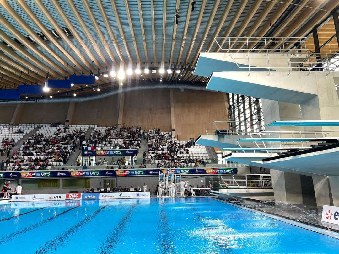 パリ五輪テスト大会が行われたプール