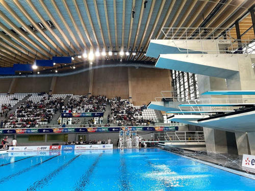 パリ五輪テスト大会が行われたプール