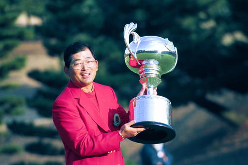 第30回ゴルフ日本シリーズで優勝した中嶋常幸