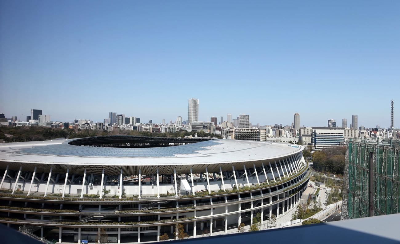 国立競技場（2020年3月撮影）