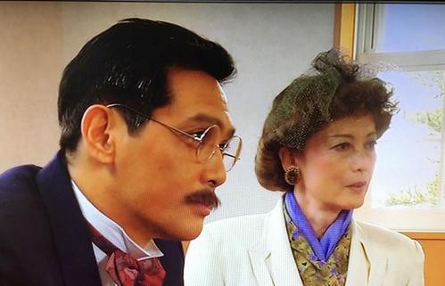 映画「さくら、さくら」で加藤雅也(左)と共演するコウタ