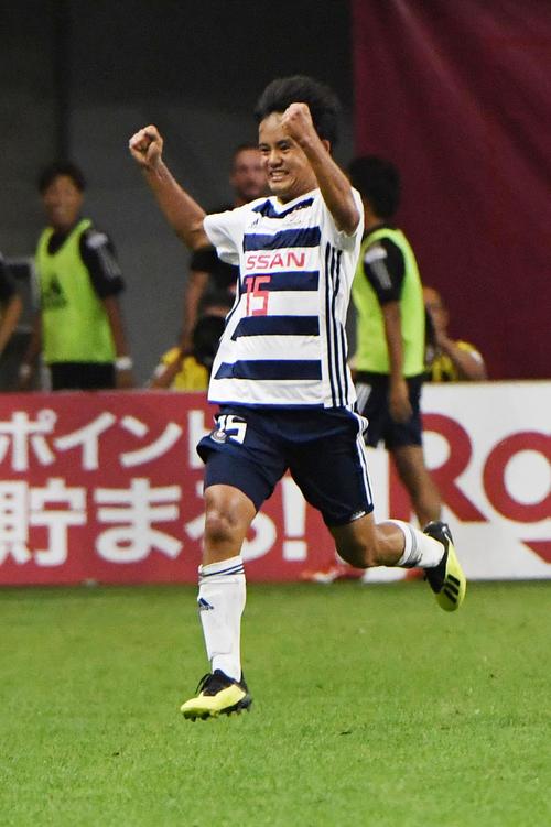 2018年8月26日、J1初ゴールを決めた久保建英