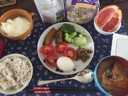 栄養のバランスを意識した高木が作った朝食