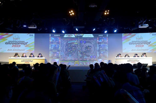 モンストグランプリ2019アジアチャンピオンシップの台湾予選大会の試合の様子