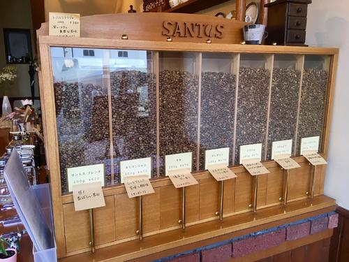 サントスのコーヒー豆