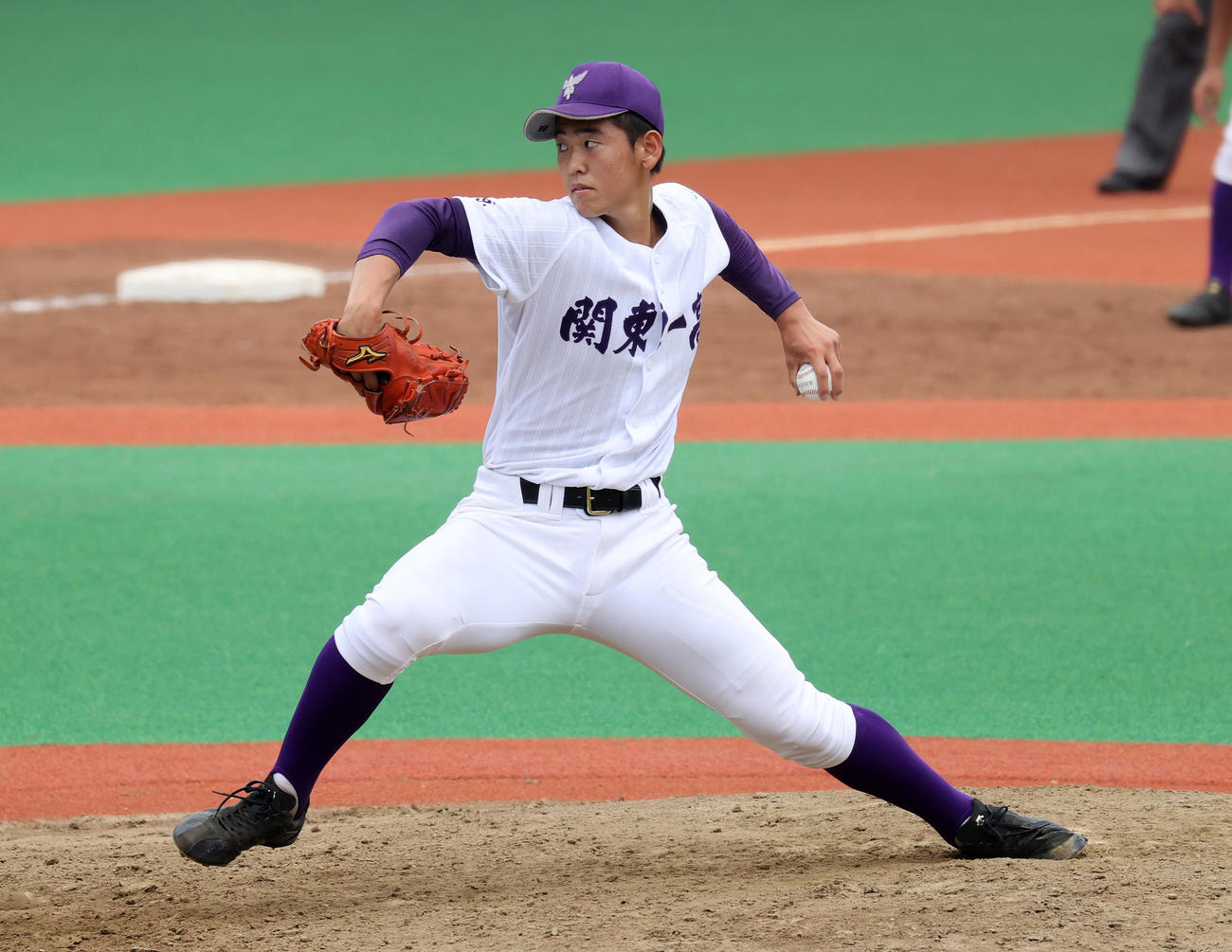 東東京決勝戦で登板した関東第一・今村拓哉（2020年8月8日）