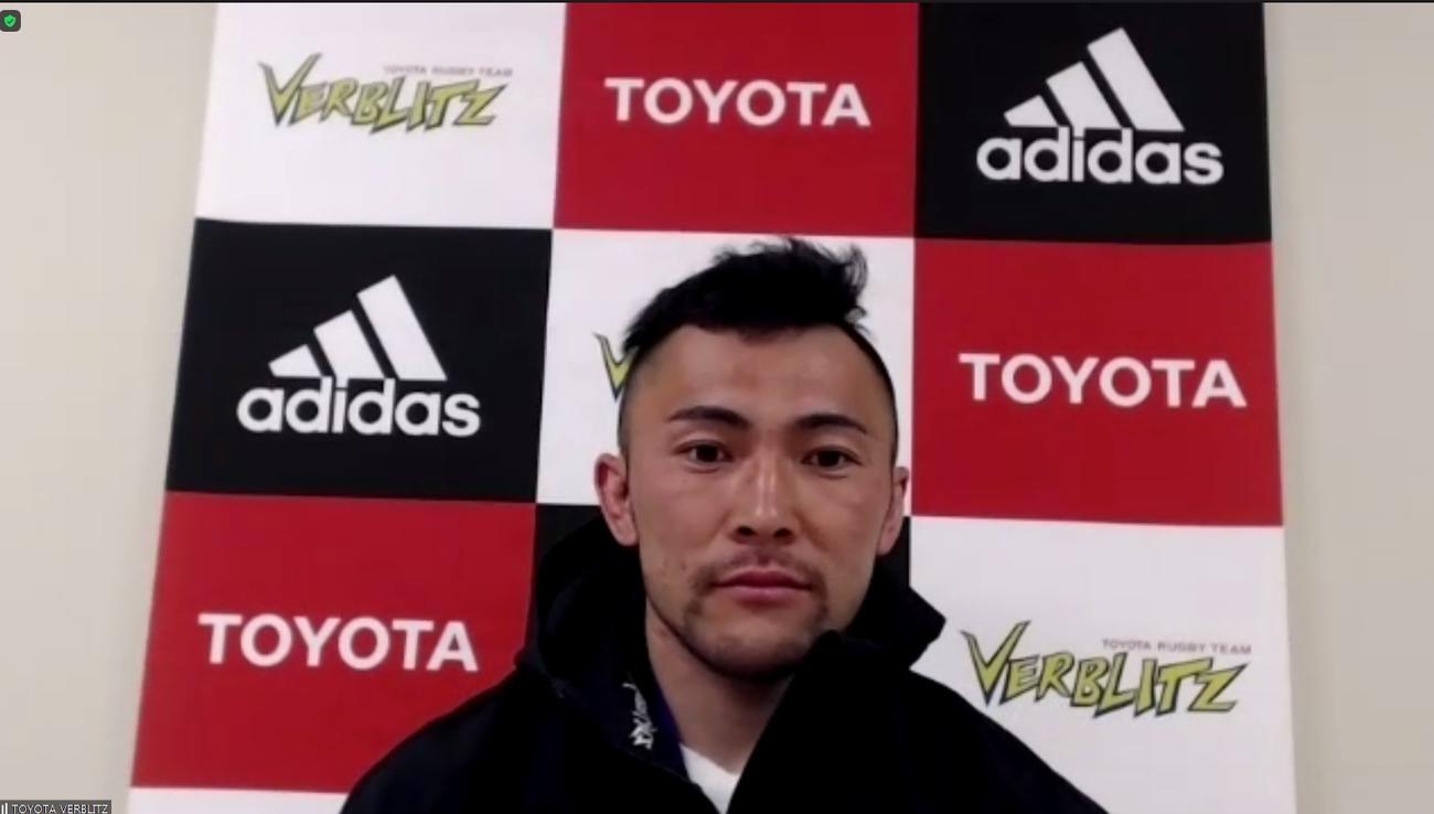 オンライン取材で思いを語るトヨタ自動車SH滑川剛人