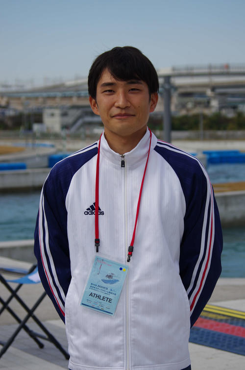 カヌー・スラロームの日本選手権で決勝に進んだ東大大学院の浅見