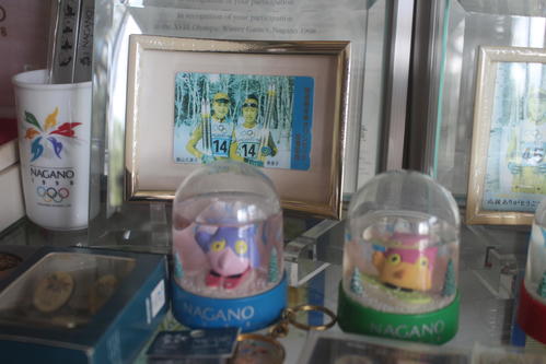 長野五輪出場時の写真と記念品