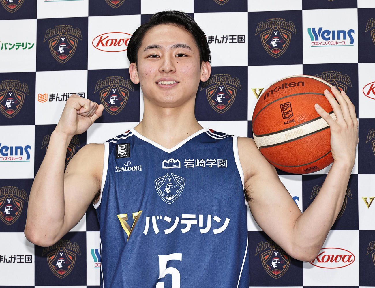 B1横浜BCのPG河村勇輝（2022年撮影）