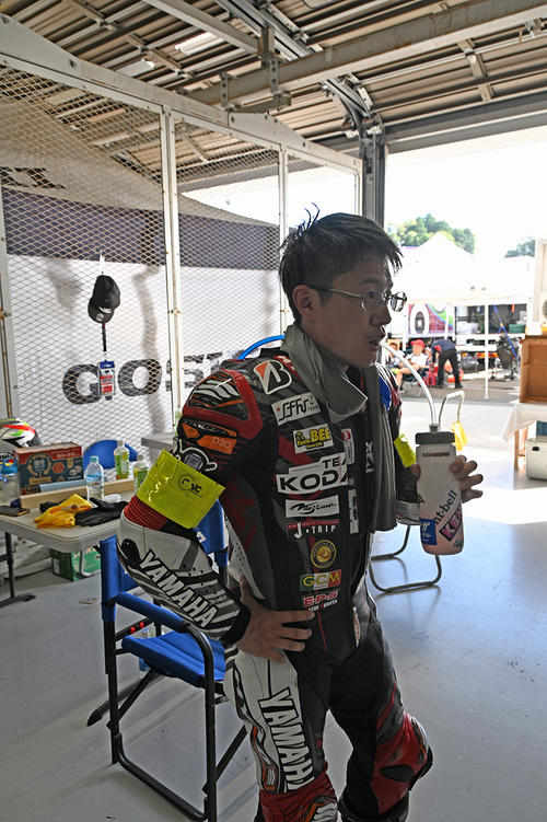 決勝で最初の出番を終えた長尾健吾（撮影・大津賢一）