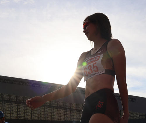 23年6月、日本選手権を6m63で優勝した秦澄美鈴