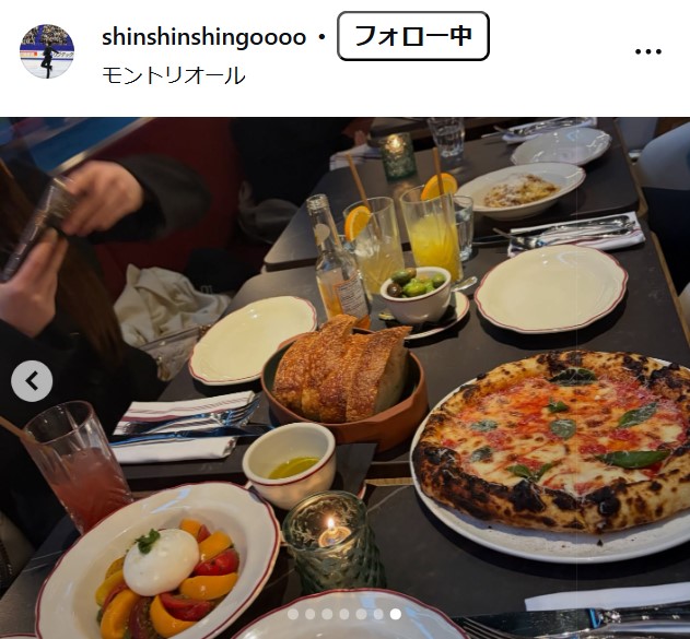 西山真瑚のインスタグラムから
