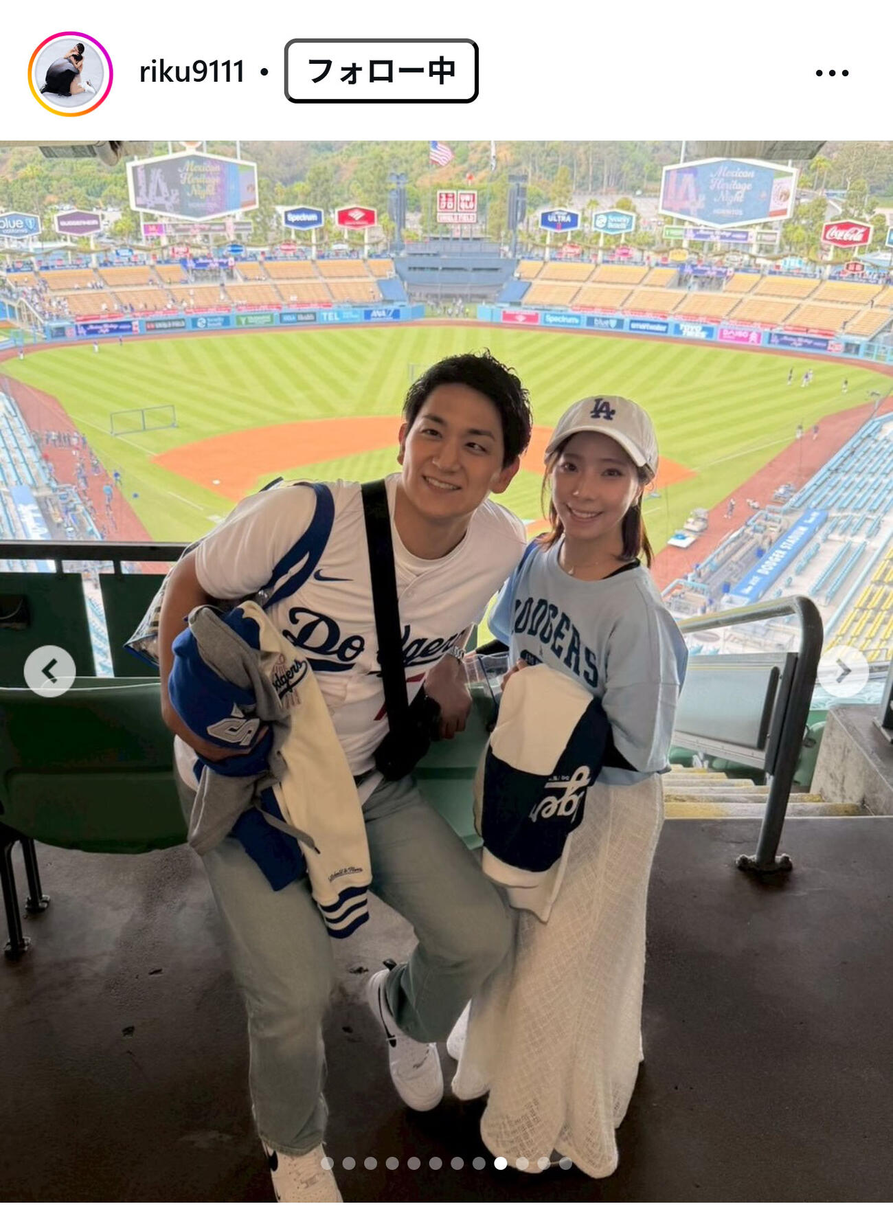 三浦璃来さんのインスタグラムから