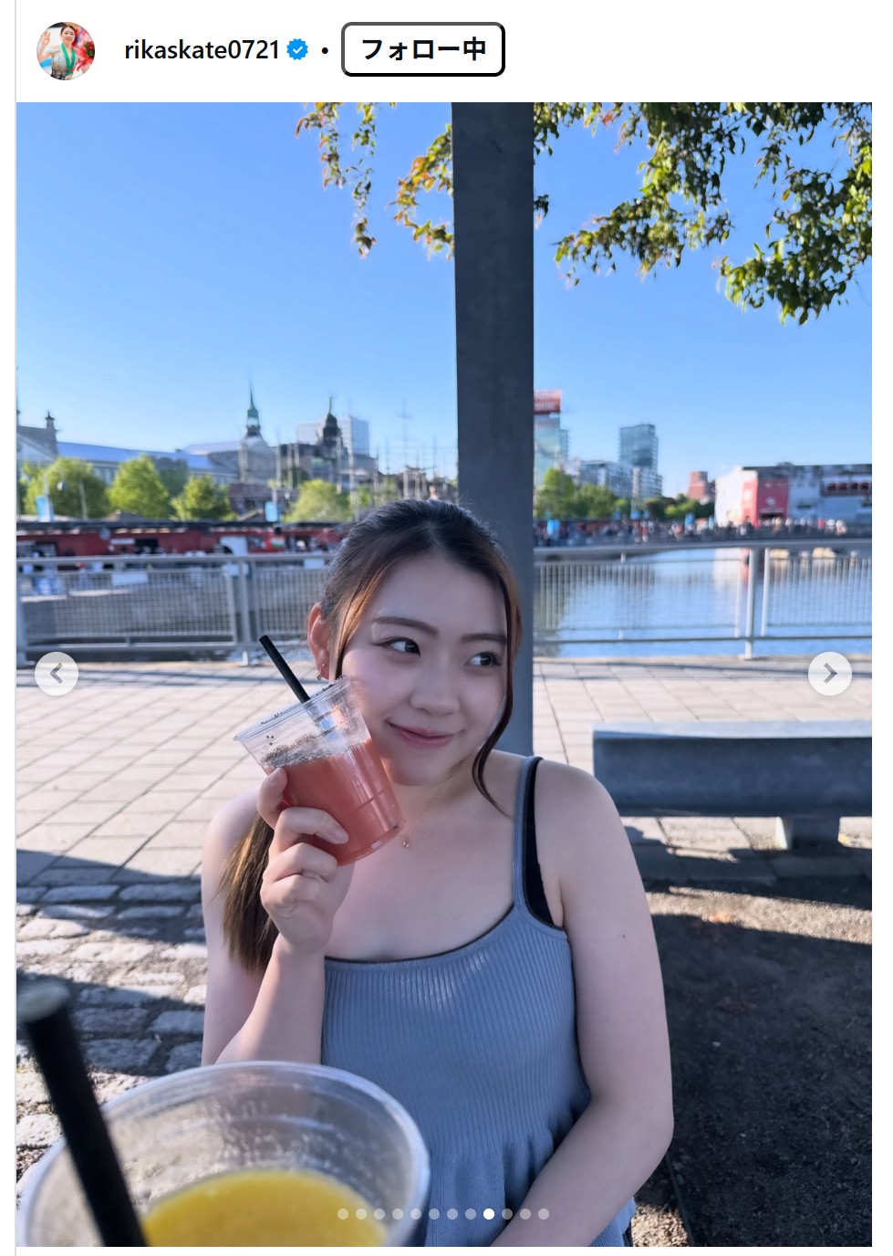 紀平梨花のインスタグラムから